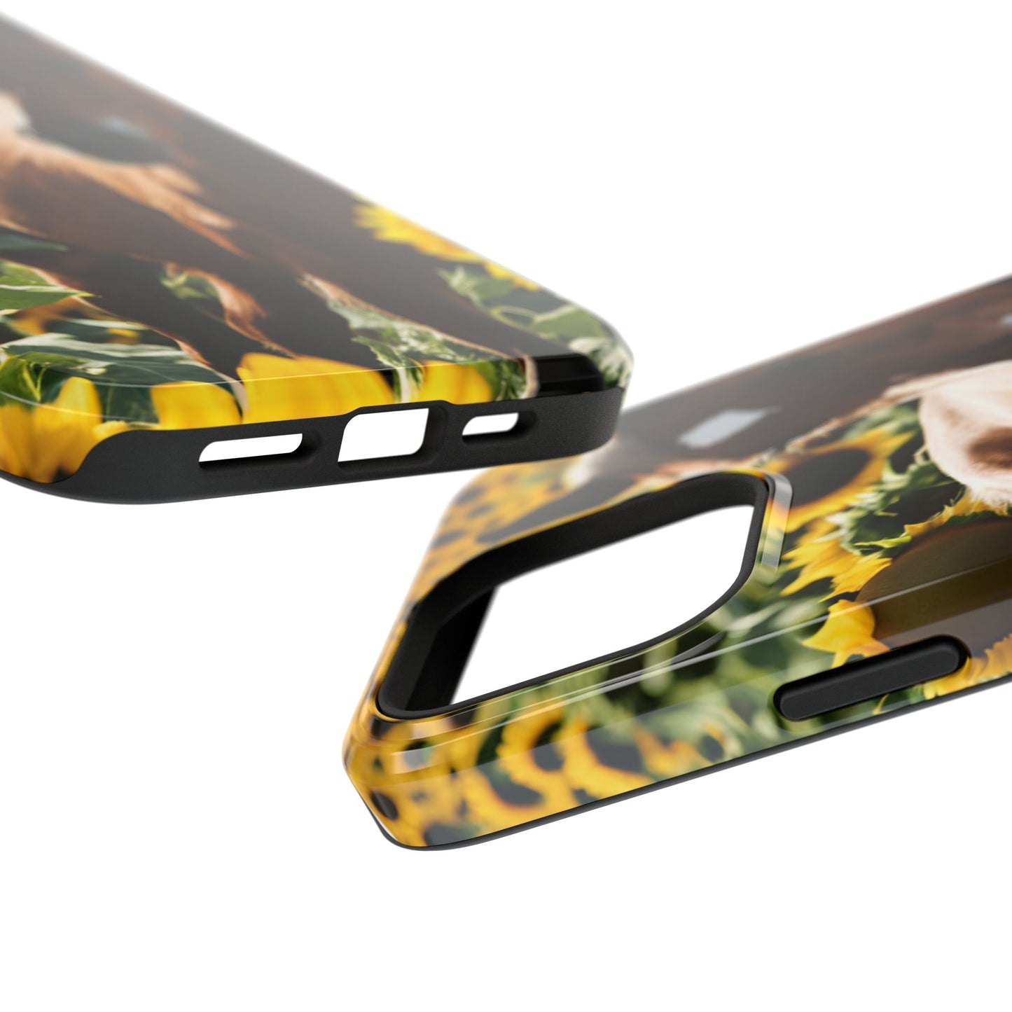 Phone Case - Impact-Resistant - Horse Sunflowers 2