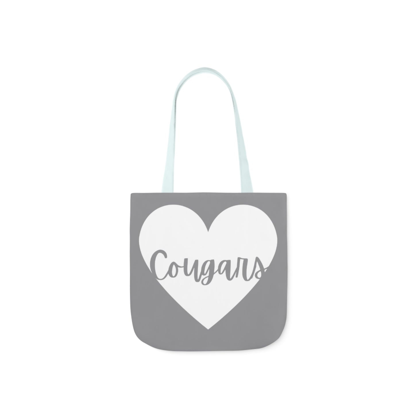 Generic Team Gray Canvas Tote Bag, 5-Color Straps - Cougars