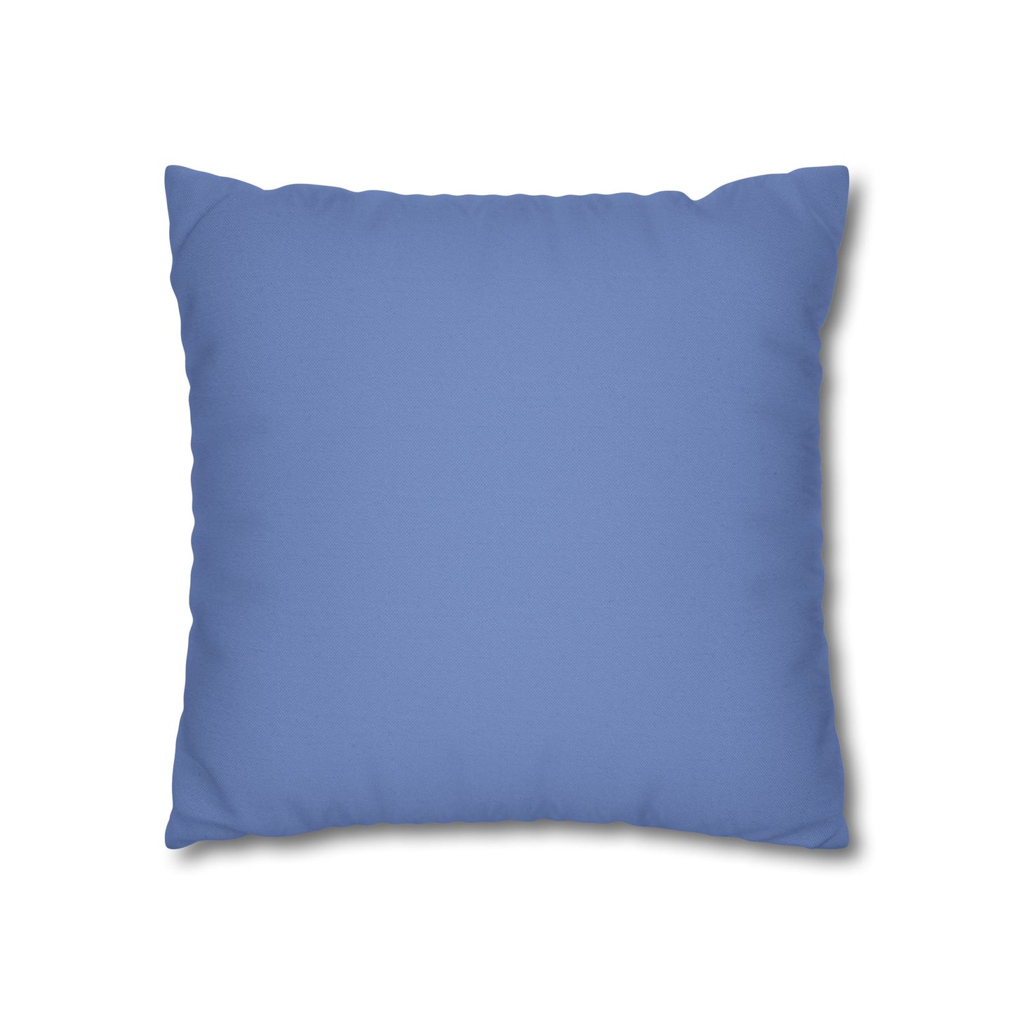 Spun Polyester Square Pillowcase - Almost Denim